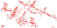REPOSE PIED pour Honda CBR 150 R de 2020