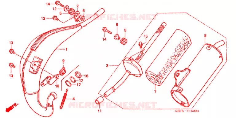 ECHAPPEMENT Honda MOTO 85 CR 2005  CR85RB5