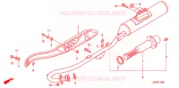SILENCIEUX D'ECHAPPEMENT pour Honda CRF 80 de 2009