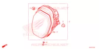 PHARE pour Honda MSX 125 ABS de 2021