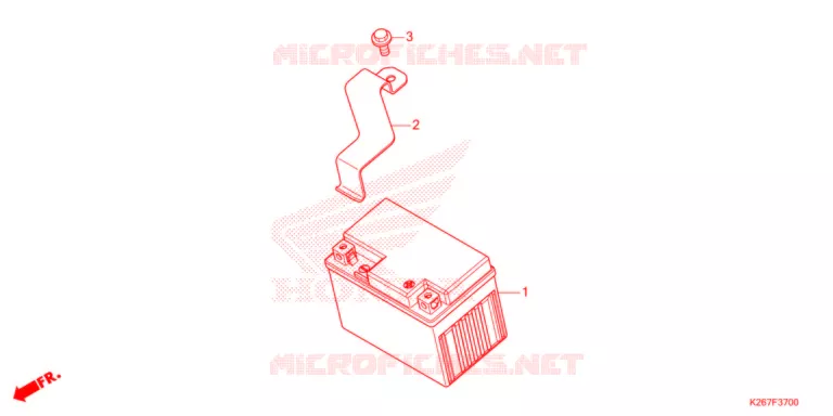 BATTERIE Honda MOTO 125 MSX 2021  MSX125AM