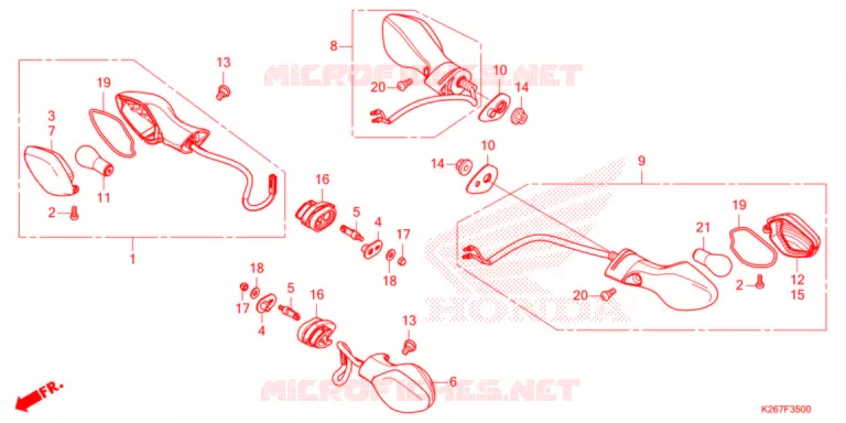 CLIGNOTANT Honda MOTO 125 MSX 2021  MSX125AM