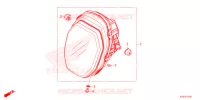 PHARE pour Honda MSX 125 ABS de 2021