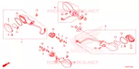 CLIGNOTANT pour Honda MSX 125 ABS de 2021