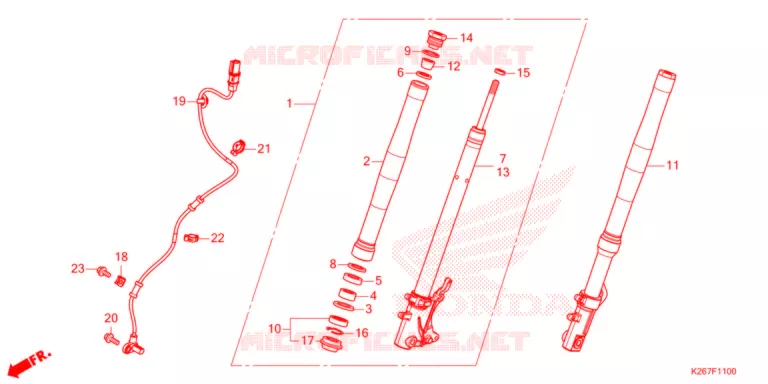 FOURCHE Honda MOTO 125 MSX 2021  MSX125AM