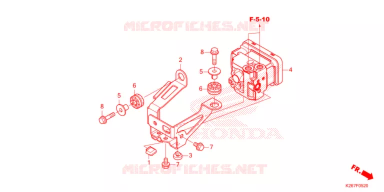 MODULATEUR ABS Honda MOTO 125 MSX 2021  MSX125AM