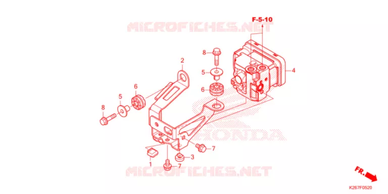 MODULATEUR ABS Honda MOTO 125 MSX 2021  MSX125AM