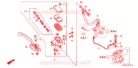 MAITRE CYLINDRE FREIN AV. (VFR800A) pour Honda VFR 800 VTEC ABS TWO TONES de 2009