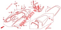 CARENAGES ARRIERE pour Honda VFR 800 VTEC ABS de 2011