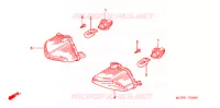 CLIGNOTANT pour Honda VFR 800 VTEC ABS de 2009