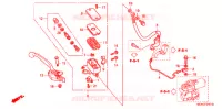 MAITRE CYLINDRE FREIN AV. (VFR800A) pour Honda VFR 800 VTEC ABS de 2009