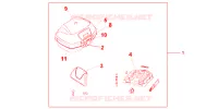 TOP CASE 45L pour Honda VFR 800 VTEC ABS de 2009