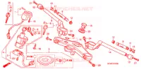 GUIDON   TE DE FOURCHE pour Honda VFR 800 VTEC ABS BLANCHE de 2012
