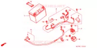 BATTERIE pour Honda VFR 800 VTEC TWO TONES de 2009