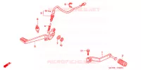 PEDALE pour Honda VFR 800 VTEC de 2009