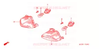 CLIGNOTANT pour Honda VFR 800 VTEC de 2009