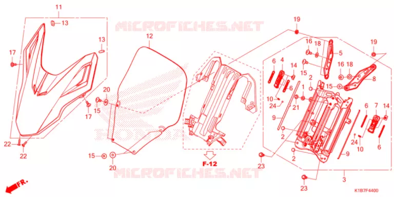 PARE BRISE Honda SCOOTER 350 FORZA 2021  NSS350AM