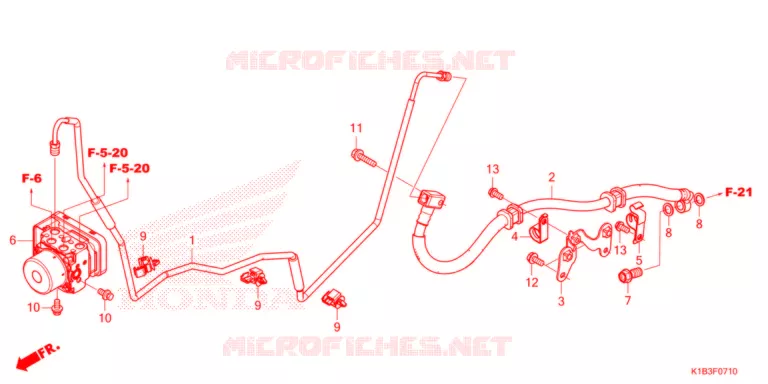 DURITE DE FREIN ARRIERE Honda SCOOTER 350 FORZA 2021  NSS350AM