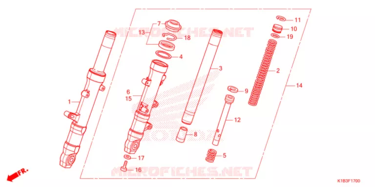 FOURCHE Honda SCOOTER 350 FORZA 2021  NSS350AM