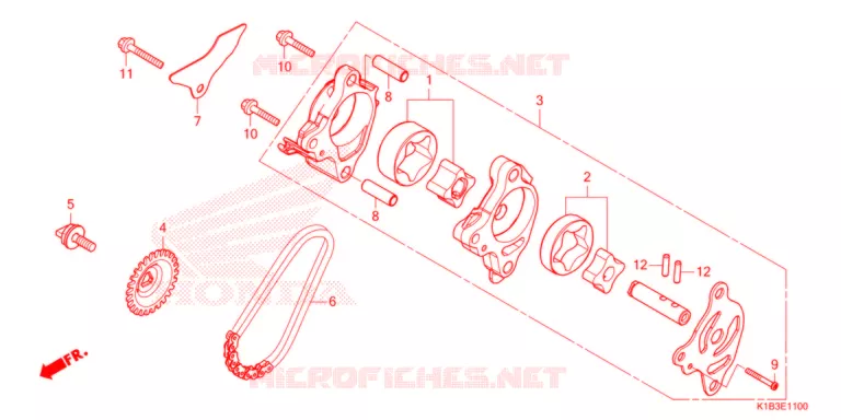 POMPE A HUILE Honda SCOOTER 350 FORZA 2021  NSS350AM
