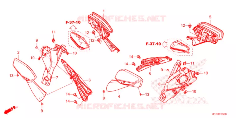 RETROVISEUR Honda SCOOTER 350 FORZA 2021  NSS350AM