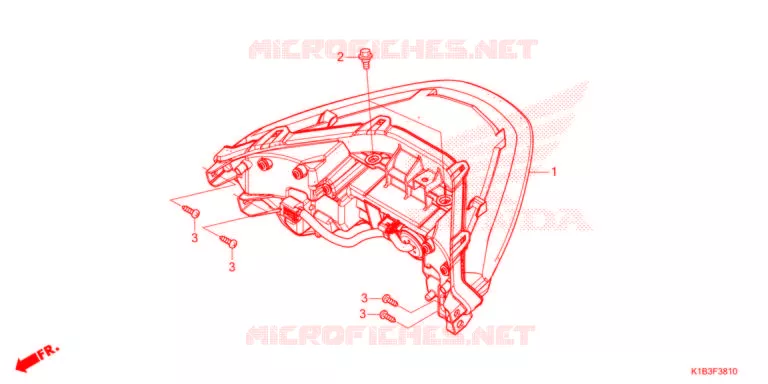 FEUX ARRIERE Honda SCOOTER 350 FORZA 2021  NSS350AM