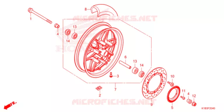 ROUE AVANT Honda SCOOTER 350 FORZA 2021  NSS350AM