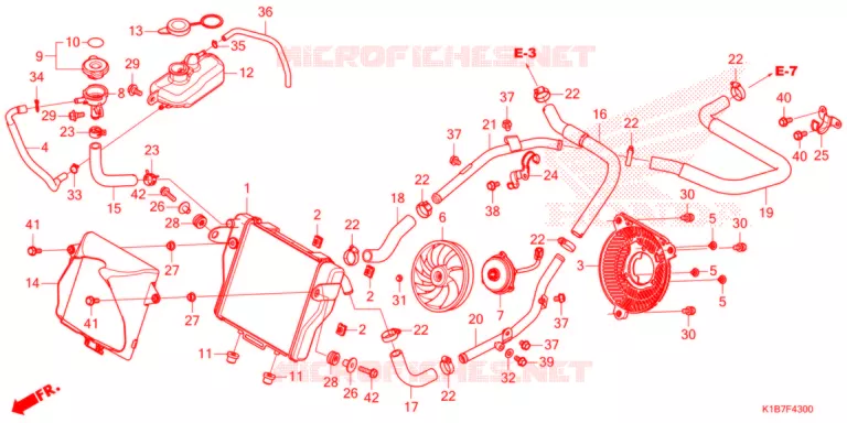 RADIATEUR Honda SCOOTER 350 FORZA 2021  NSS350AM