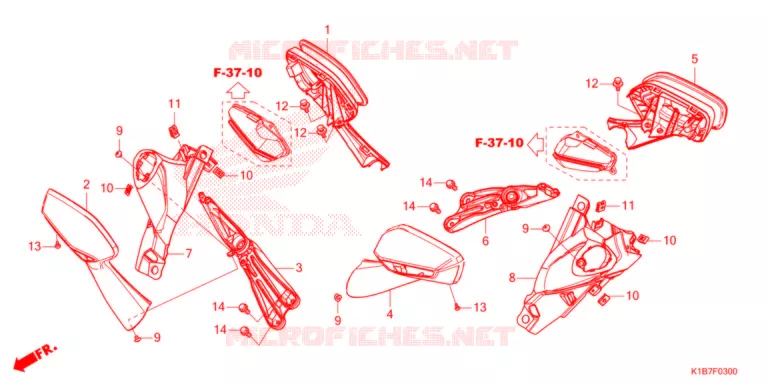 RETROVISEUR Honda SCOOTER 350 FORZA 2021  NSS350AM