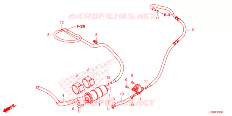 SYSTÈME DE RECYCLAGE DES GAZ Honda SCOOTER 350 FORZA 2021  NSS350AM