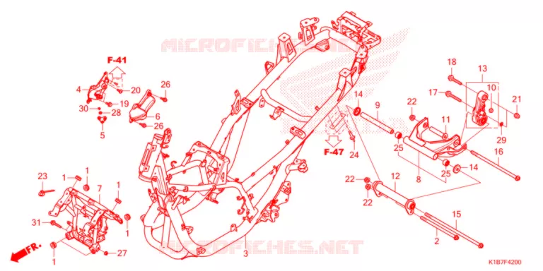 CADRE Honda SCOOTER 350 FORZA 2021  NSS350AM