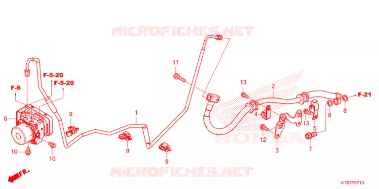 DURITE DE FREIN ARRIERE Honda SCOOTER 350 FORZA 2021  NSS350AM