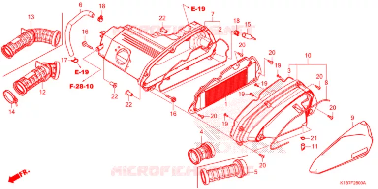FILTRE A AIR Honda SCOOTER 350 FORZA 2021  NSS350AM