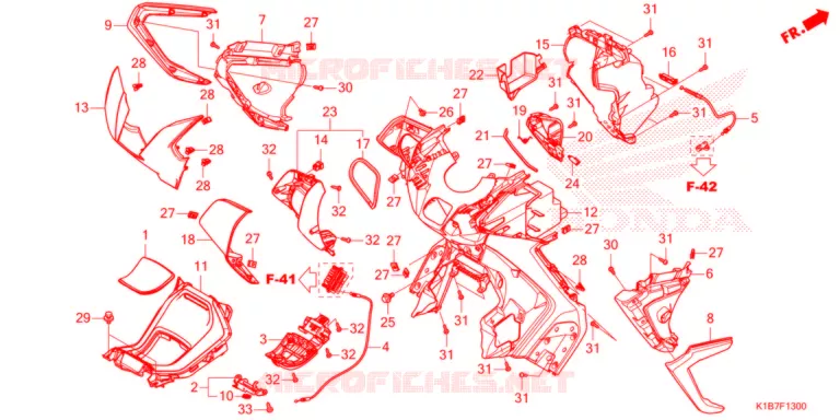 PROTEGE JAMBES Honda SCOOTER 350 FORZA 2021  NSS350AM