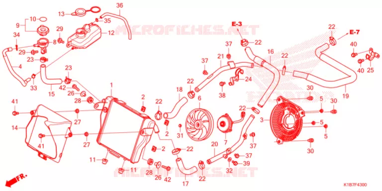 RADIATEUR Honda SCOOTER 350 FORZA 2021  NSS350AM