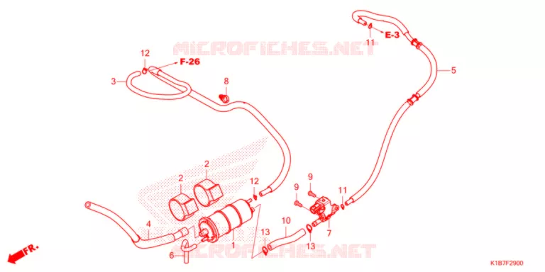 SYSTÈME DE RECYCLAGE DES GAZ Honda SCOOTER 350 FORZA 2021  NSS350AM