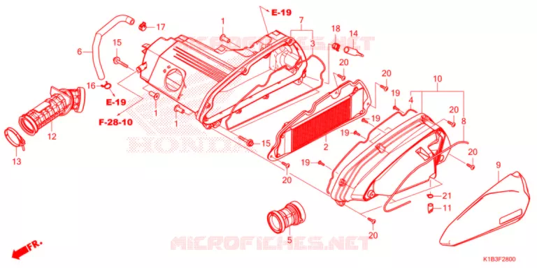 FILTRE A AIR Honda SCOOTER 350 FORZA 2021  NSS350AM