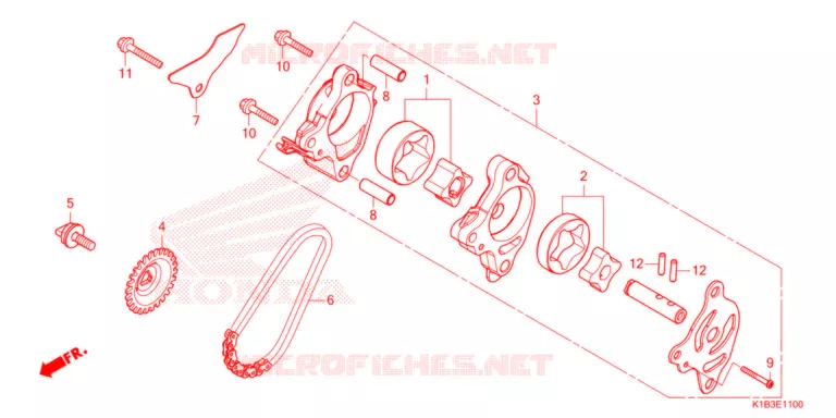 POMPE A HUILE Honda SCOOTER 350 FORZA 2021  NSS350AM