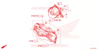 PHARE pour Honda SH 350 3ED de 2021