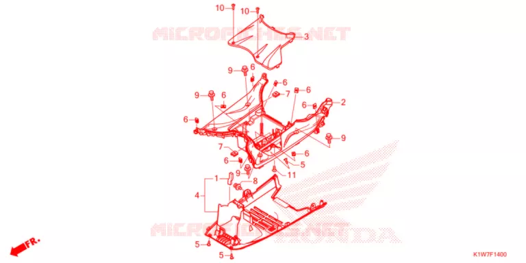 MARCHE PIEDS Honda SCOOTER 350 SH 2021  SH350AM