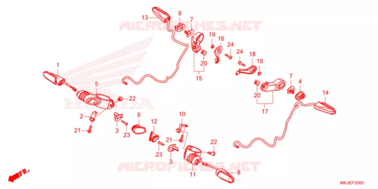CLIGNOTANT Honda MOTO 1000 CB 2021  CB1000RAM
