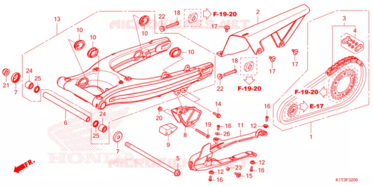 BRAS OSCILLANT Honda MOTO 300 CRF 2021  CRF300LRM