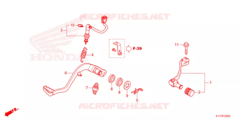 PEDALE Honda MOTO 300 CRF 2021  CRF300LRM