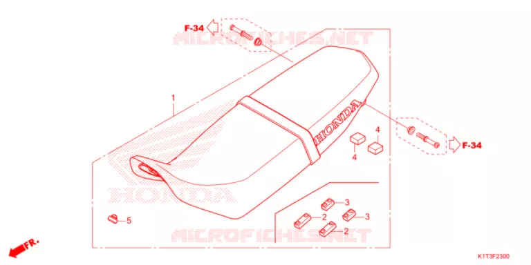 SELLE Honda MOTO 300 CRF 2021  CRF300LRM