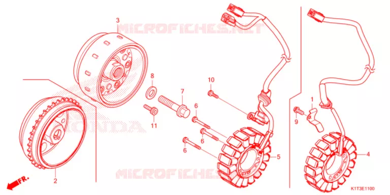 ALTERNATEUR Honda MOTO 300 CRF 2021  CRF300LRAM