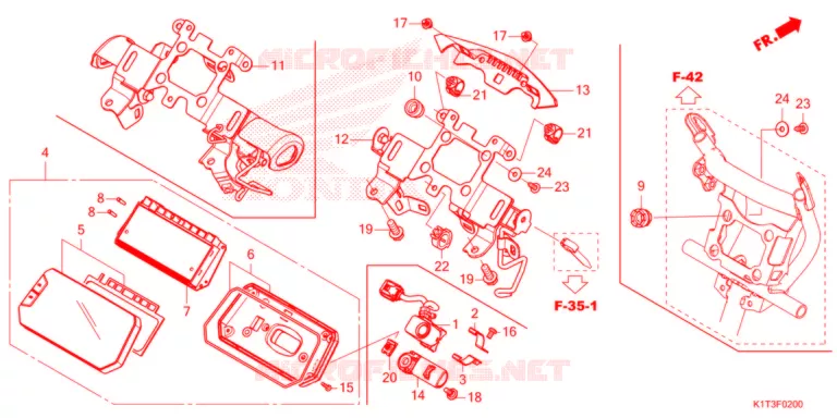 COMPTEUR Honda MOTO 300 CRF 2022  CRF300LRAM