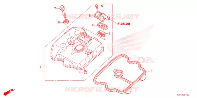 COUVRE CULASSE Honda MOTO 300 CRF 2021  CRF300LRAM