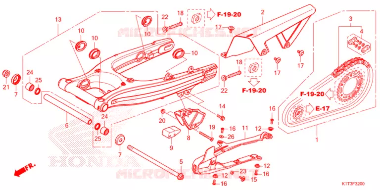 BRAS OSCILLANT Honda MOTO 300 CRF 2021  CRF300LAM