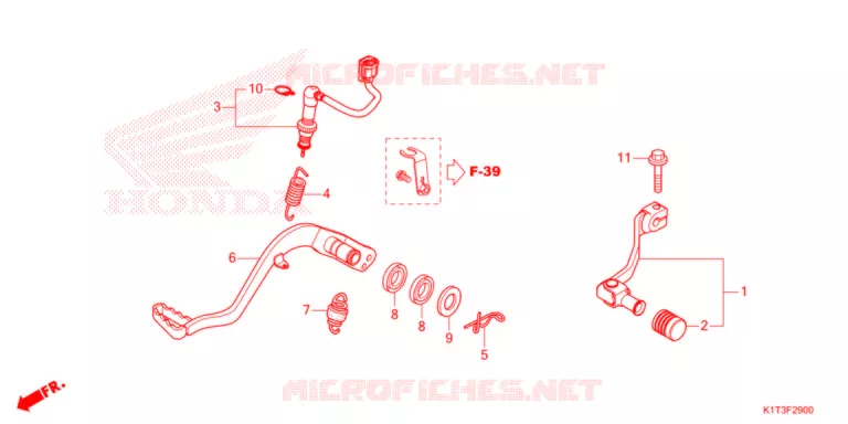 PEDALE Honda MOTO 300 CRF 2021  CRF300LAM