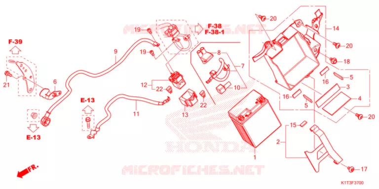 BATTERIE Honda MOTO 300 CRF 2021  CRF300LAM